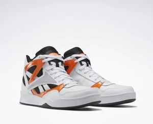 Zapatillas Reebok Royal BB4590 Hi2 para Hombres Talla 8 Blanco Negro Naranja Aplastado HR0527 NUEVAS EN CAJA - Imagen 1 de 12