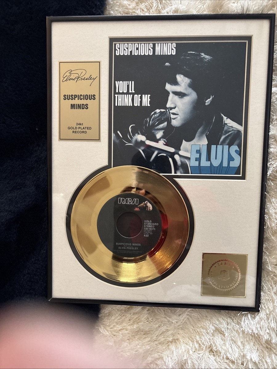 Elvis Gold Plated Record Indiana OTHER Elvis Presley Elvis Gold Plated Record Indiana OTHER Elvis Presley