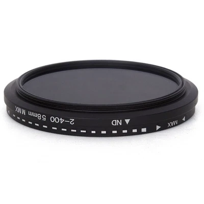 Variable ND Filter Adjustable ND2 to ND400 Neutral Density Hard Coating - Image 1 of 4