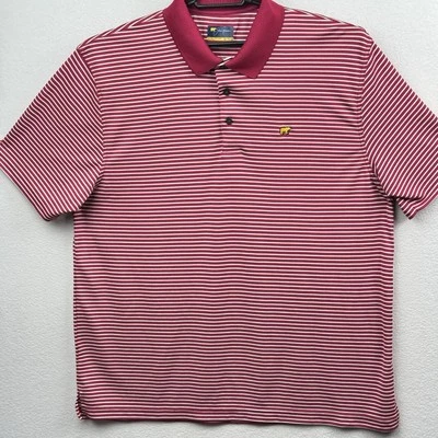 Jack Nicklaus Mens Pullover Short Sleeve Red Stripe Polo Shirt 2XL XXL - Image 1 of 4