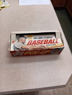 1967 Topps Baseball Mickey Mantle Empty Wax Box Rare Find - Bild 1 von 4