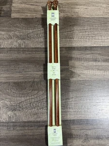 Lantern Moon 14" 35 cm Rosenholz Einzelpunkt Stricknadeln US 11 (8 mm) - Bild 1 von 3