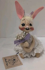 Muñeca de novia AnnaLee Mobilitee Mouse 1993 ramo de boda flores etiquetas - Imagen 1 de 7