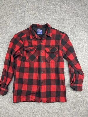 Camisa Pendleton Para Hombres Mediana Búfalo Camisa de Tablero de Lana a Cuadros Jac Exterior Foto 1 de 4