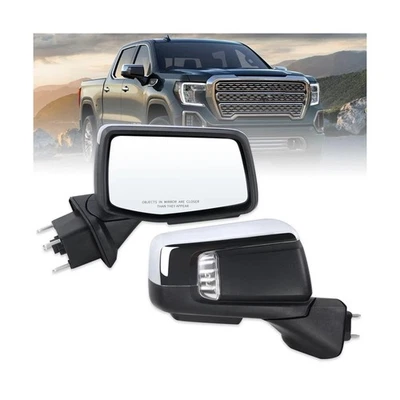Right Passenger Side Mirror Compatible With 2019-2025 GMC Sierra 1500 With Po... - Image 1 of 4