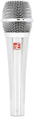 sE Electronics V7 Supercardioid Dynamic Vocal Microphone - Chrome - Image 1 of 4