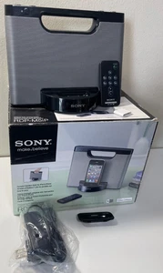 Sony RDPM5iP 30-Pin iPhone/iPod Portable Speaker Dock w/Remote, Adapter-Tested! - Picture 1 of 9