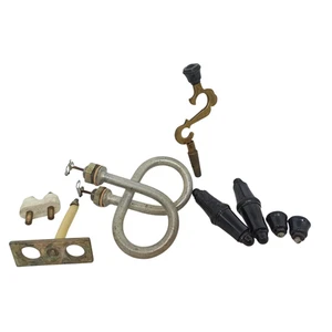 Vintage sowjetischer elektrischer Samowar Teile Lot - Wasserhahn Hahn, Heizspule, Griffe - Bild 1 von 5