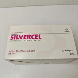 Paquete de 5 aderezos antimicrobianos Silvercel de alginato - Imagen 1 de 6