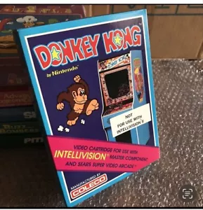 Nintendo Donkey Kong Intv / River Raid Atari 2600. PLUS 1 Free Atari Sealed Game - Picture 1 of 6