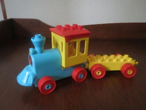 Vintage Lego Duplo Train #1 + train car - Picture 1 of 3