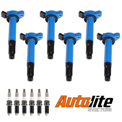 Bobina de ignição Performance e vela de ignição Autolite platina para Toyota Camry UF487 - Imagem 1 de 4