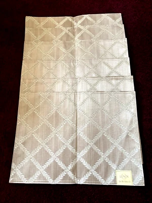 Lenox Laurel Leaf Lattice Design 18” X 13” Table Placemats  / Set of 6 NWT - Image 1 of 4