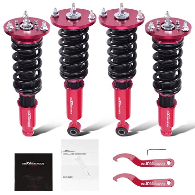Coilover Kits For Mitsubishi Eclipse 1995 1996 1997 1998 1999 2ND Gen Adj Damper - Image 1 of 4