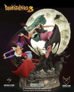 DREAM FIGURES Darkstalkers 3 Morrigan & Lilith ⅙ Sixth Scale Statue NEW SEALED - Picture 1 of 10