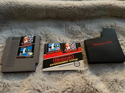 SUPER MARIO BROS + DUCK HUNT NES TESTED WORKING! 3 SCREWS + CASE + MANUEL - Image 1 of 4