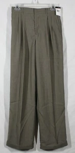 VAN HEUSEN BOYS TAUPE SHARK SKIN POLYESTER SLACKS / PANTS SIZE 18 REG NEW W TAGS - Picture 1 of 4