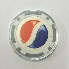 Pepsi Soda Pop Texas Holdem Poker Chip Carte Garde Protecteur Neuf - Gris
