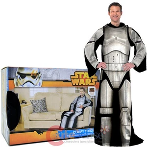 Manta de lana con mangas Star Wars Lebel Storm Trooper: talla adulta lanzamiento acogedor - Imagen 1 de 3