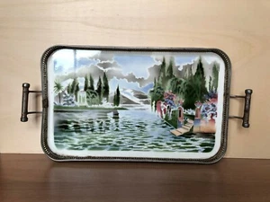 vassoio porcellana anni 30 JILOVE EULAU SK MADE IN CZECHOSLOVAKIA keramiky - Bild 1 von 7