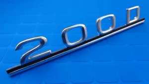 Genuine Mercedes Benz W123 200D trunk lid emblem designation script rear lid - Bild 1 von 3