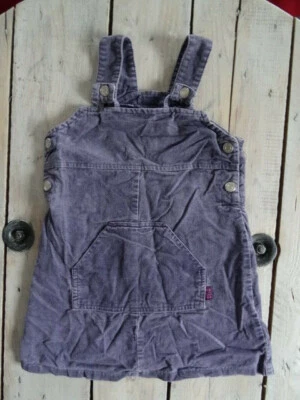 Robe à bretelles violet foncé avec poche ventrale KIABI Taille 6 ans - Photo 1/3