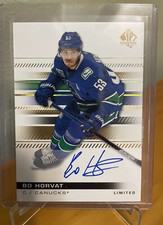 2020-21 SP Authentic 2019 Update Limited Auto #41 Bo Horvat - Vancouver Canucks
