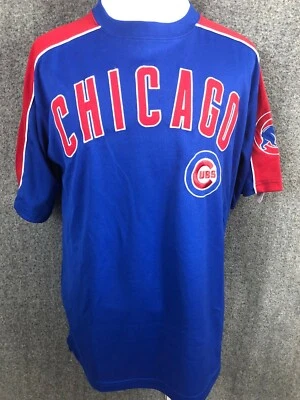 Chicago Cubs MLB #12 Alfonso Soriano Stitches Large Embroidered Sewn T-shirt SS - Image 1 of 4