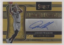2022 Panini Chronicles Draft Picks Gold /10 Jabari Walker #IN-JWA Rookie Auto RC