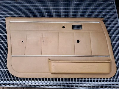 Opel Rekord E Commodore C 4-trg. Revestimiento puerta delantera izquierda beige - Imagen 1 de 3