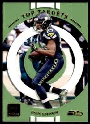 2017 DONRUSS TOP TARGETS DOUG BALDWIN SEATTLE SEAHAWKS #7 - Image 1 of 2