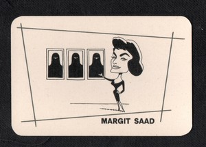 Margit Saad1950's Filmstars im Titel-Mix by R P Bauer Film Star Card