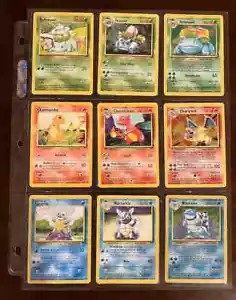 1999 Pokemon WOTC TCG 1ST EDITION cards Common RARE BASE JUNGLE FOSSIL Gd - NM - Foto 1 di 350