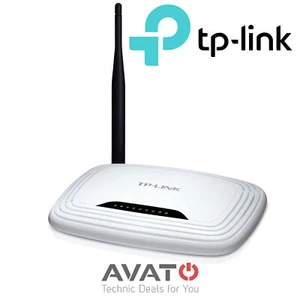 TP-Link TL-WR740N WLAN Router - 4-Port-Switch WPA2 Wireless *KNALLERPREIS* - Bild 1 von 2