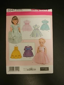 Simplicity Puppenkleidung Schnittmuster 18 Zoll American Girl 123 zur Auswahl! - Bild 1 von 3