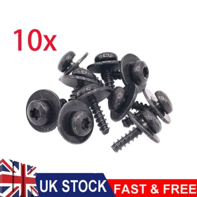 For FORD Engine Under Tray Splash Guard Torx Screw With Washer 1449533 10Pcs - Image 1 of 4