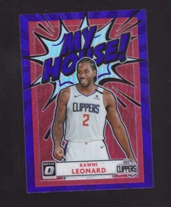 2020-21 Optic My House Purple Prizm Kawhi Leonard #19 Los Angeles Clippers - Picture 1 of 2