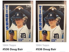 Doug Bair 2 Card Lot