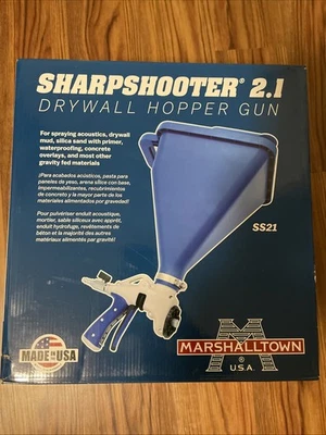 Marshalltown SharpShooter 2.1 пистолет-хоппер текстура гипсокартона спрей в коробке - Изображение 1 из 4
