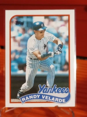 ⚾️1989 Topps "Error Card" Randy Velarde New York Yankees #584 - Image 1 of 3