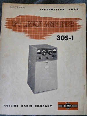 Collins Radio 30S-1 Инструкция оригинал 2-е. руководство по добавлению 1959 - Изображение 1 из 3