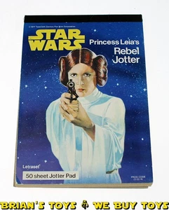 Vintage 1977 Letraset Star Wars Loose Princess Leia's Rebel Jotter Pad C8 NR! - Picture 1 of 3
