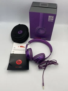 Beats by Dr. Dre Solo2 Headband Wired Headphones - Imperial Violet- Limited Ed - Picture 1 of 10