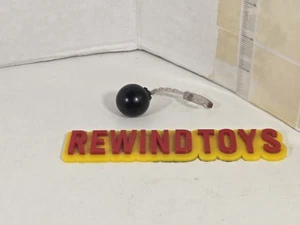 Vintage Teenage Mutant Ninja Turtles Killer Bee Ball Chain Accessory TMNT - Picture 1 of 4