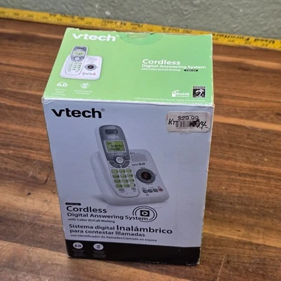 VTech CS6124 Cordless Phone System DECT 6.0 Digital Answering Machine Caller ID - Image 1 of 3