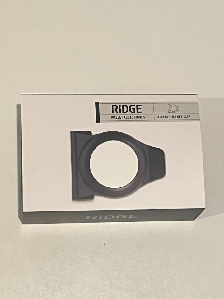 The Ridge Men's Wallet AirTag Money Clip OPEN BOX