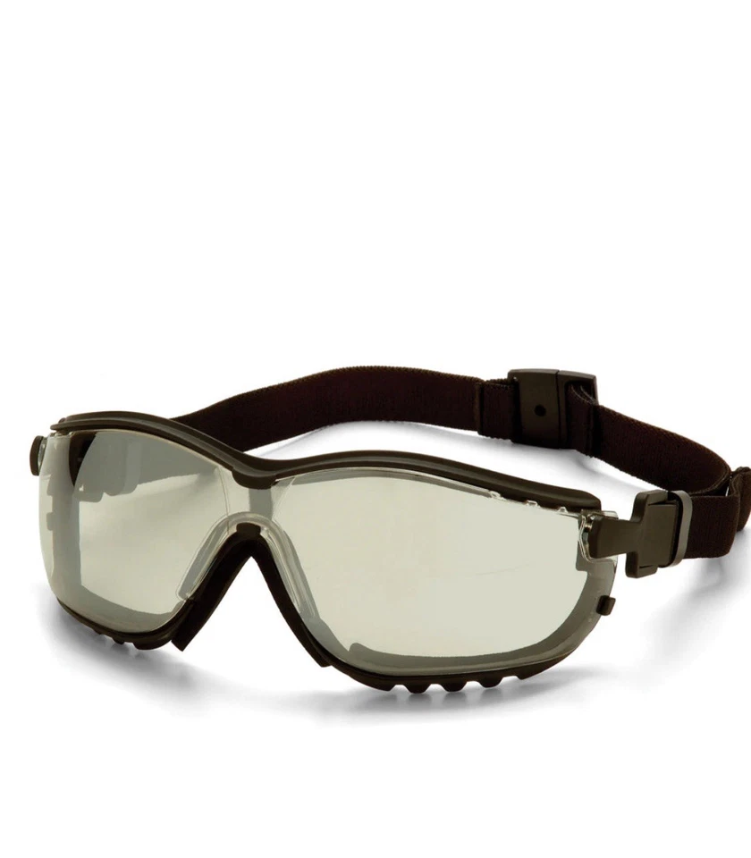 Gafas de seguridad Pyramex Safety V2G, marco negro/lente de filtro IR 5,0, talla única (... Foto 1 de 4