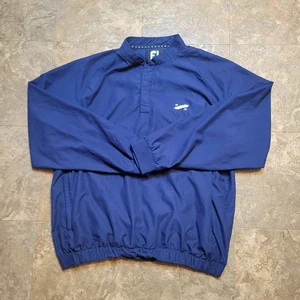 Footjoy Golf Jacket Mens XL Blue 1/4 Snap Long Sleeve Pullover Outdoor  - Picture 1 of 12