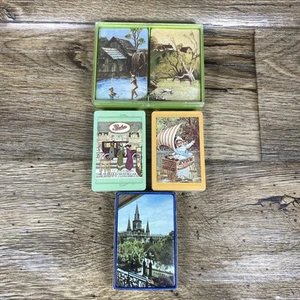 VINTAGE HALLMARK/OTHERS PLAYING CARDS "GOOD OLD DAYS" - USA Lot Of 5 Sealed - Picture 1 of 9
