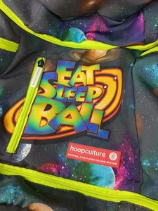 Hoop Culture Back Pack Basketball Eat Sleep Ball Outer Space Jams Theme - Picture 1 of 8